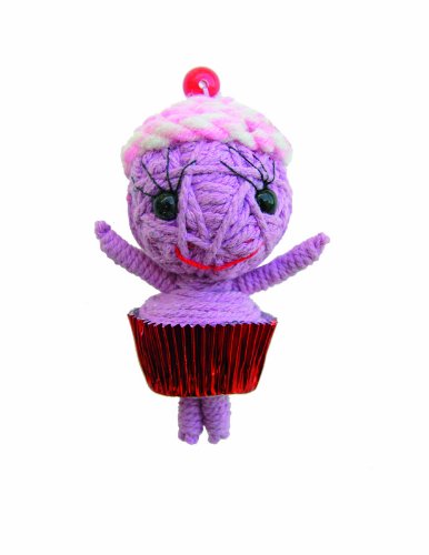Cupcake String Doll Gang Keychain (colors may vary)