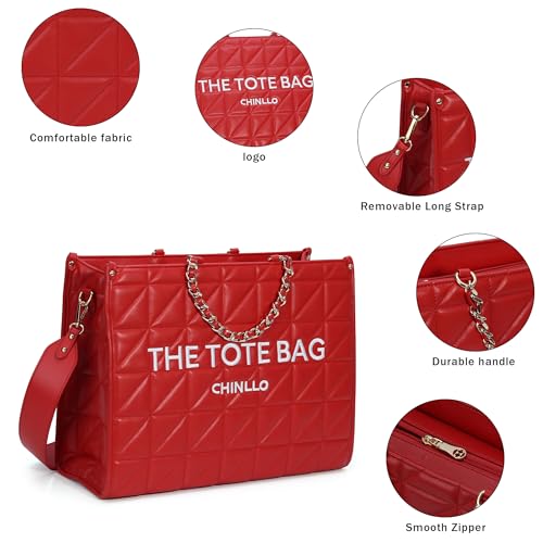 Image of Chinllo Tote Bag for Women Top Handle Satchel Purse and Handbags with Shoulder Strap