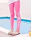 LUCKYLUAN Girls Swim Pants UPF 50+ Sun Protection Swim Tights Leggings Rash Guard Pink 10-11 Years