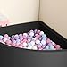 TRENDBOX Ball Pit Memory Foam Pit Soft Pool Fan-Shape Soft Equipment for Toddlers Kids - Black (Balls NOT Included)