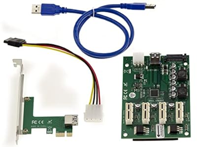KALEA-INFORMATIQUE Placa de expansión para convertir un Puerto PCI Express x1 en 4 Puertos PCIe x1 con chipset ASM1184e | Ya disponible en tu tienda friki favorita! En mundofriki.es!