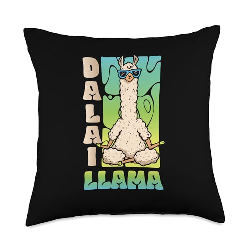 Dalai Llama Meditation Throw Pillow