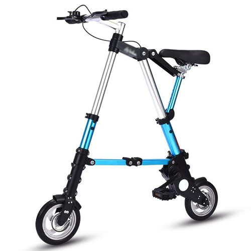 Bicicleta plegable ultraligera compacta para adultos, diseño portátil para fitness, desplazamientos y fácil almacenamiento
