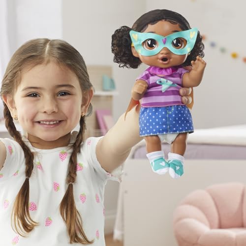 Baby Alive Super BFF Tilly Tinker Black Hair Dress Up Baby Doll Playset, 11 Inches, Toys for 3 Year Old Girls & Boys & Up (Amazon Exclusive) - image 8