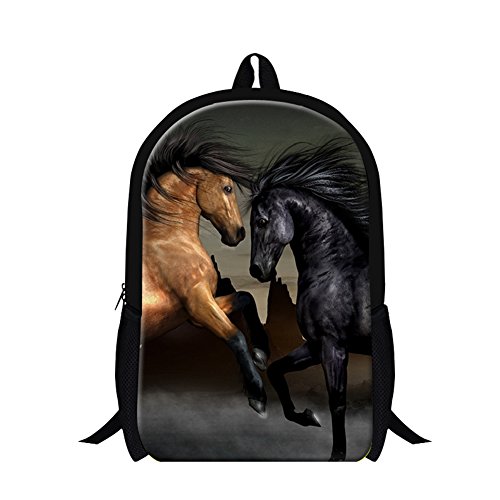 Give Me Bag Generic Adults Traveling Backpack Children Horse Bookbags For School #TOP10