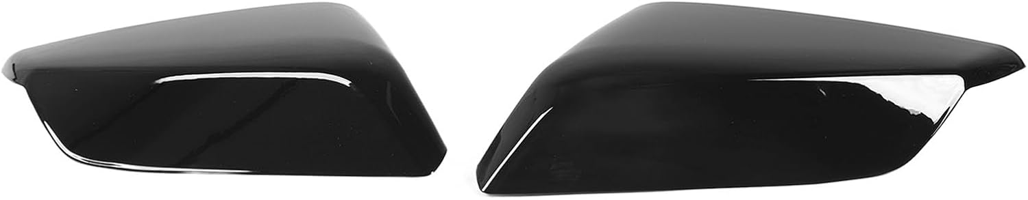 Side Wing Mirror Cover Cap, 1 Pair Durable Sturdy 84026842 Rearview Mirror Cover Cap Wear Resistant for Malibu 2016 To 2020 (Glossy Black)