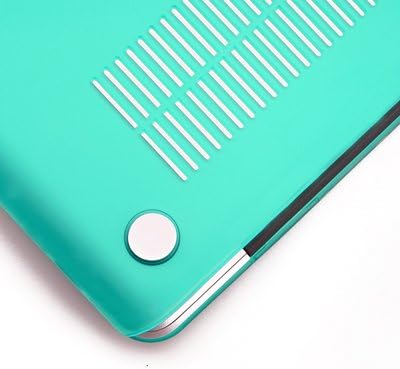 GMYLE (R) Turquoise Robin Egg Blue Clear Crystal See Thru Hard Shell Clip Snap On Case Skin Cover for Apple 13.3" inches Macbook Pro Aluminum Unibody - With TPU Transparent Protective Keyboard Cover - 2 in 1 -