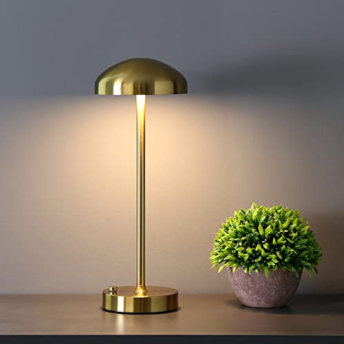 Hajinlu Cordless Led Table Lamps Touch Sensor Dimmable 3 Lighting Color Battery Powered Rechargeable Night Light For Bedroom Small Bedside Nightstand Lamp Dining Table Decoration #TOP21