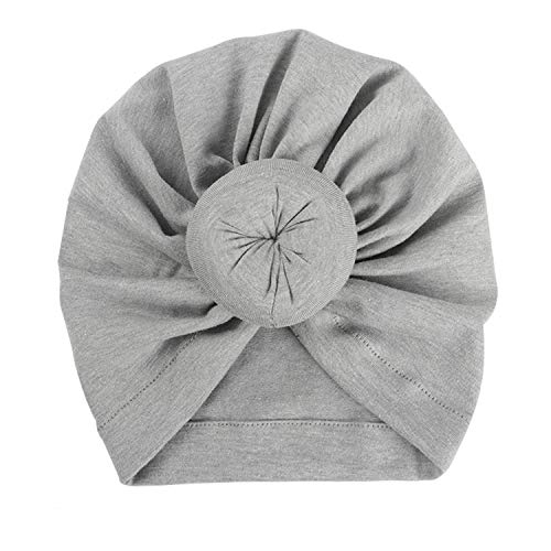 Dreshow Turban Hat For Baby Infant Cap Hats With Bow Knot Soft Cute Nursery Beanie #TOP2