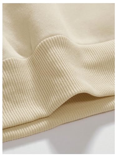 GORGLITTER Mens Crewneck Sweatshirts Letter Graphic Print Long Sleeve Pullover Tops4