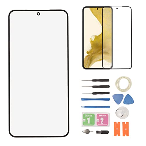 Display-Ersatz für S22, Front-Außenglas-Bildschirm-Reparatur-Werkzeuge für Galaxy S22 5G, Schwarz