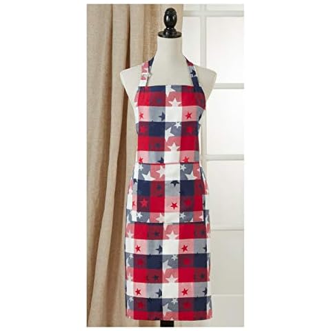 Occasion Red White and Blue Patriotic Apron Cover