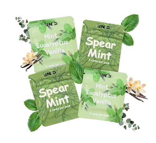 Plant-Based Citrus Flavors Designed to Support Natural Habit Change. Includes 4 Packs with 12 Total Seeds in Mint, Eucalyptus Vanilla, and Spearmint