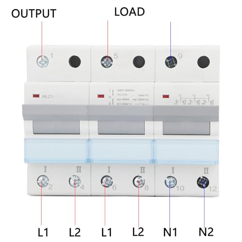 Interrupteur de transfert manuel 3P 63A pour générateur électrique - 5