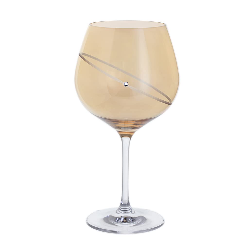 Dartington Crystal Gold Celebrate Gin And Tonic Copa Pair