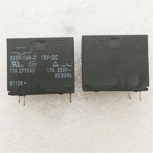 Relais 302WP-1AH-C 12VDC pour éviter les pannes de surchauffe électrique 17A