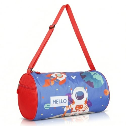 Image of Stylbase Kids Duffle Travel Bag | Durable Lightweight Polyester Sports & Gym Kids Luggage Carry Bag for Boys & Girls | Travelling Bag for Swimming, Dance, School & Weekend Trips
