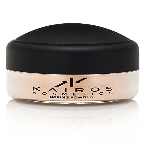 Advanced Shine Control Baking Powder, 75 Oz/21g Light Beige Kaolin by Kairos Kosmetics. Perfect Loose Baking or Cooking Face Powder, Lasting T Zone Oil Absorbing Effect. Fights Fine Lines and Wrinkles