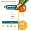 BLUE GREEN ORGANICS Light Organic Blue Agave (176 oz) Mild Neutral Sweetener for Drinks & Cooking, Vegan, Non-GMO, Bulk Size
