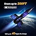 FUNBOOST Rocket Launcher for Kids, Electric Flying Model Rocket with Parachute, Air Rocket Toy Launch up to 200 ft, Outdoor Space Rocket Toys for Boys & Girls, Ages 8-12