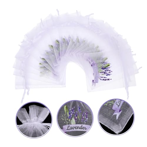 Bolsas de malla con cordón 20 pzas para lavanda miniatura 7
