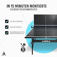 JOOLA Tischtennisplatte Nova 200A Outdoor wetterfest klappbar mit Netz – Ansicht 2