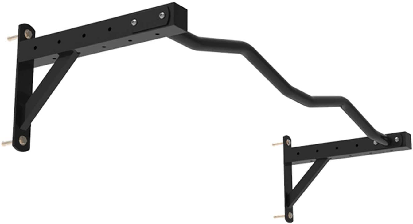 QUSYZD Pull Up Bar Gym Workout Strength Training Equipment Chin Up Bar Wall Mounted Steel Pull Up Bar, Portable Home Fitness Equipment, Porous Design And Easy To Install, Load 200Kg,