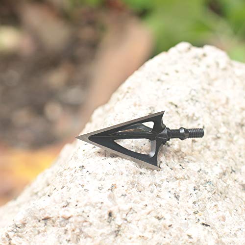 Minixx Archery Fixed Broadheads 100 Grain Stainless Steel Bow Hunting Broadheads For Crossbow Recurve Bow And Compound Bow #TOP1