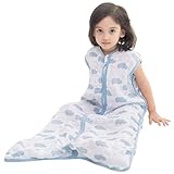 TADO MUSLIN Baby Sleep Sack 2-4 T Boys & Girls Wearable Blanket 100% Organic Cotton 0.5 TOG Toddler Sleeping Sack 2- Way Zipper X-Large