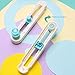 KW-triO Circe Cutter for Paper Crafting Circular Cutter Tool Rotary Compass Circle Cutter Adjustable Cutting Diameter Ranges from 3/4 in to 8 in (Cyan & White, Mini)