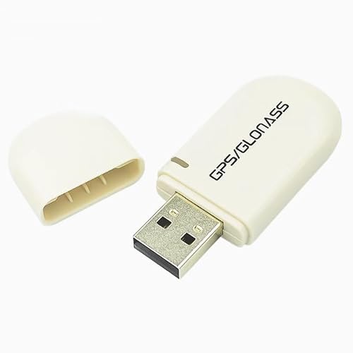 ZYWUOY GMOUSE VK-172 Module GPS USB, double récepteur GPS GLONASS haute sensibilité pour Win 8/7/XP, appareil de navigation ABS blanc