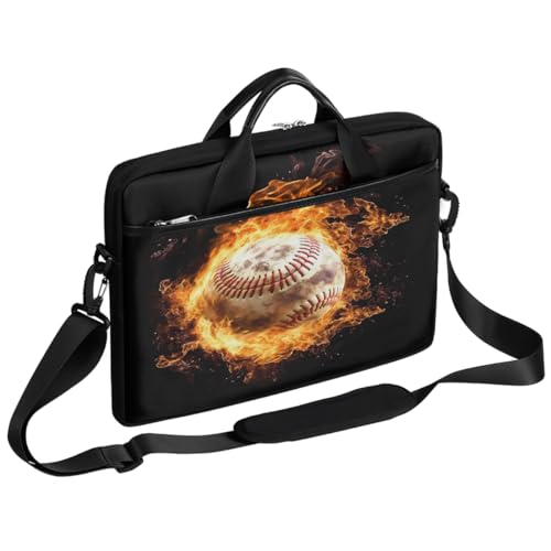Bolsa para laptop baseball burning 15 pulgadas miniatura 1