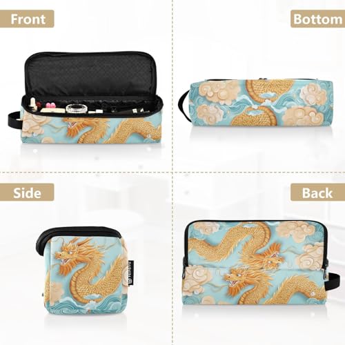 Estuche de viaje 2 en 1 para plancha y rizador con base resistente al calor, bolsa organizadora para herramientas de cabello miniatura 5