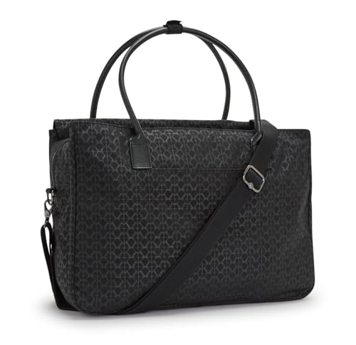 Kipling SUPERWORKER Messenger Bag, Black (Signature Emb), One Size, SUPERWORKER3