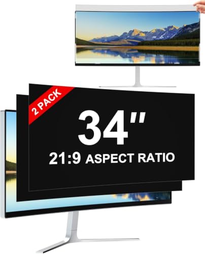 Filtro de privacidad de 34 pulgadas 21:9 para monitor panorámico Asus y Lenovo