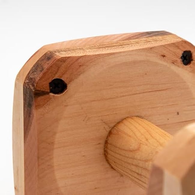 Leerburg Schutzhund IGP Level 1 Dumbbell ¨C Handcrafted IPO Wood Dumbbell ¨C Hand Made in Wisconsin for Dog Sport Training