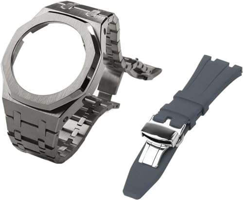 Kit boîtier métal Gen 5 et bracelet fluororubber haut de gamme pour montre Casio GA2100