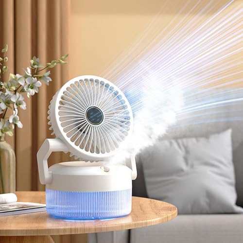Ventilateur de miction rechargeable avec éclairage pour tente