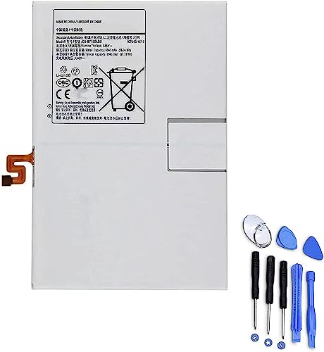 EB-BT725ABU Batterie pour ordinateur portable compatible avec Samsung Galaxy Tab S5e 10.5 2019 SM-T720 SM-T725 Series (3,85 V 26,34 Wh)