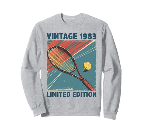Funny Retro Vintage Tennis Lover Edición Limitada Sudadera
