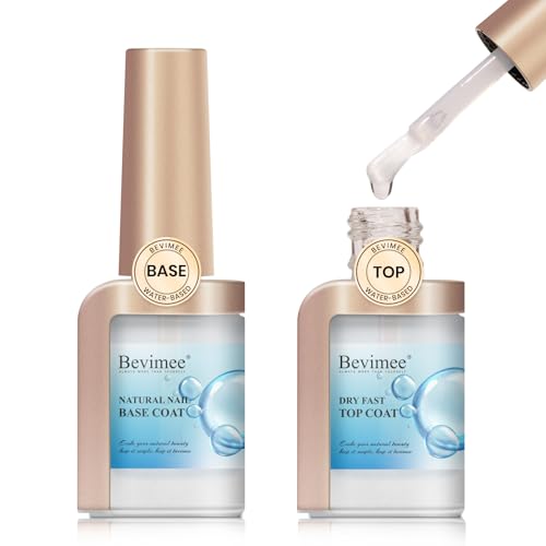 Top Coat Base Coat Set Quick Dry, Clear Nail Polish