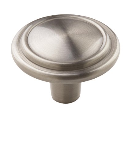 Comparison: Best Knobs For Shaker Cabinets 10 Amerock | Cabinet Knob | Satin Nickel | 1-1/4 inch (32 mm) Diameter | Everyday Heritage | 1 Pack | Drawer Knob | Cabinet Hardware