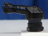 83deg Aluminum Racing Angled Valve Stem - Black - 2 Pack