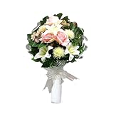 Flores artificiales realistas – Ramo con acabados de alta calidad que imitan la apariencia de flores frescas, aportando elegancia y naturalidad en cada detalle.
