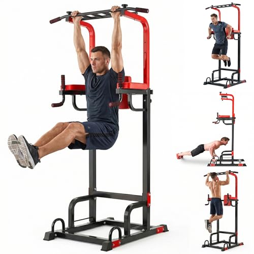 Multifunktionale Klimmzugstange, Krafttraining, Heimfitness, höhenverstellbar, mit Liegestützgriff, mehrfaches Krafttraining, Tragfähigkeit bis 200 kg