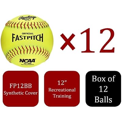 Rawlings | NCAA Recreational Fastpitch Softballs | 11 Options | 6 & 12 Count Options
