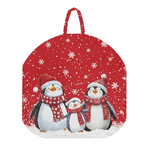 Wiryuouvt Christmas Penguin Nursing Pillow Cover for Breastfeeding Pillow Ultra Soft and Cozy Nursing Pillow Slipcovers,Nice Newborn Gift Best Choice for Mom or Baby Pillow Not Included