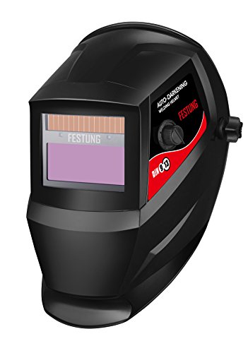 KOOLWOOM Solar Power Auto Darkening Welding Helmet LUXE designed with 2 Arc Sensors