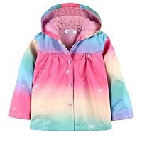 Arshiner Girl Baby Kid Waterproof Hooded Coat Jacket Outwear Raincoat Hoodies