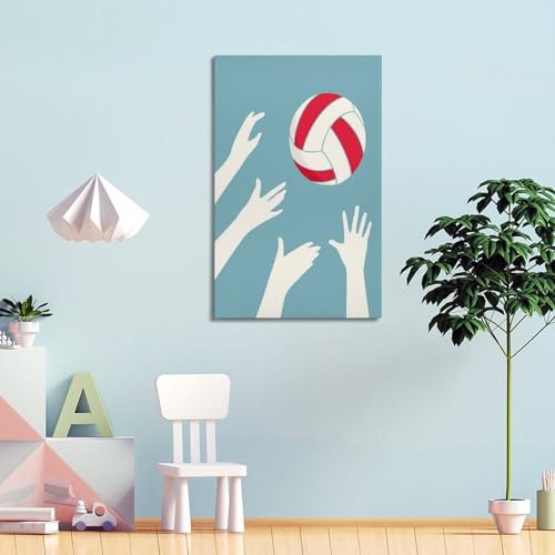 Impression sur toile volley decoration murale moderne cadre - 4
